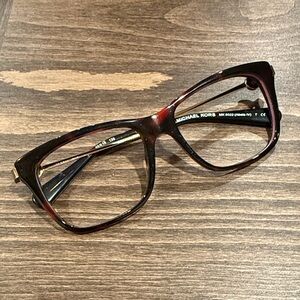 Michael Kors Red and Black Glasses